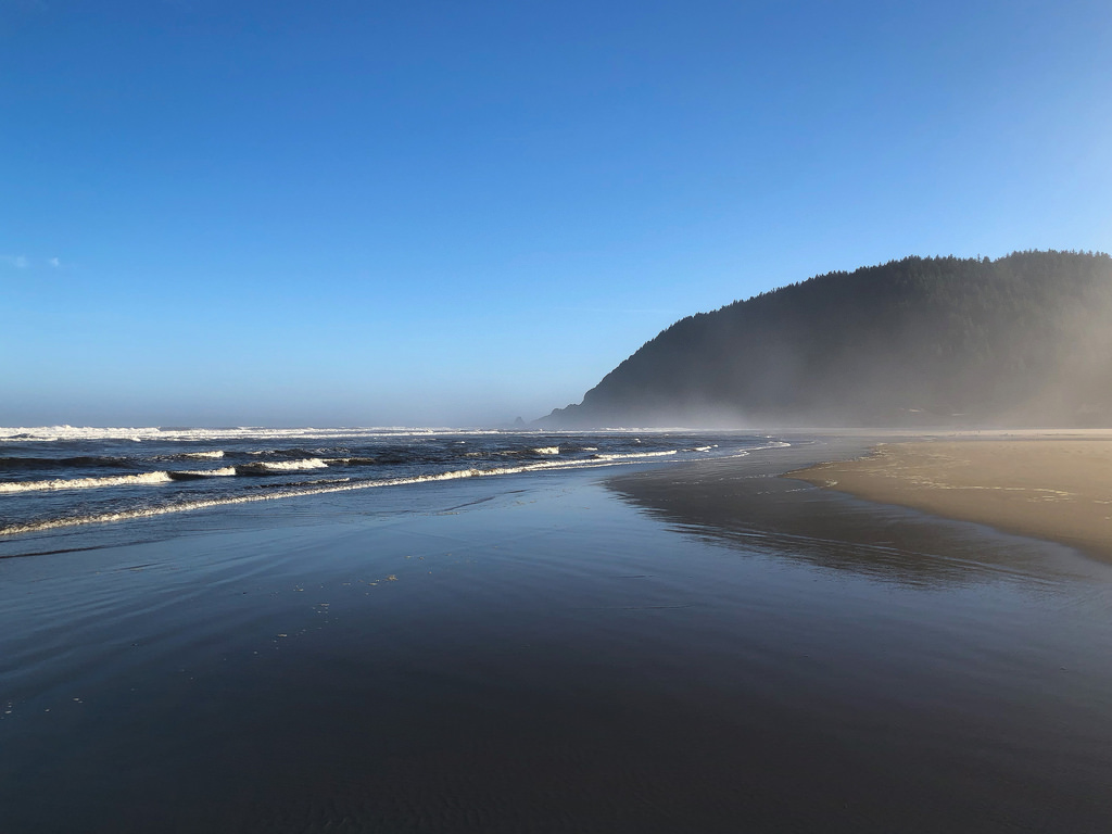 Looking north toward Captain Cook's point
