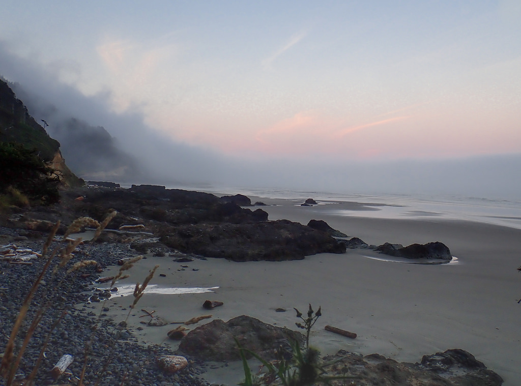 Dawn seascape - getting ready to hike!